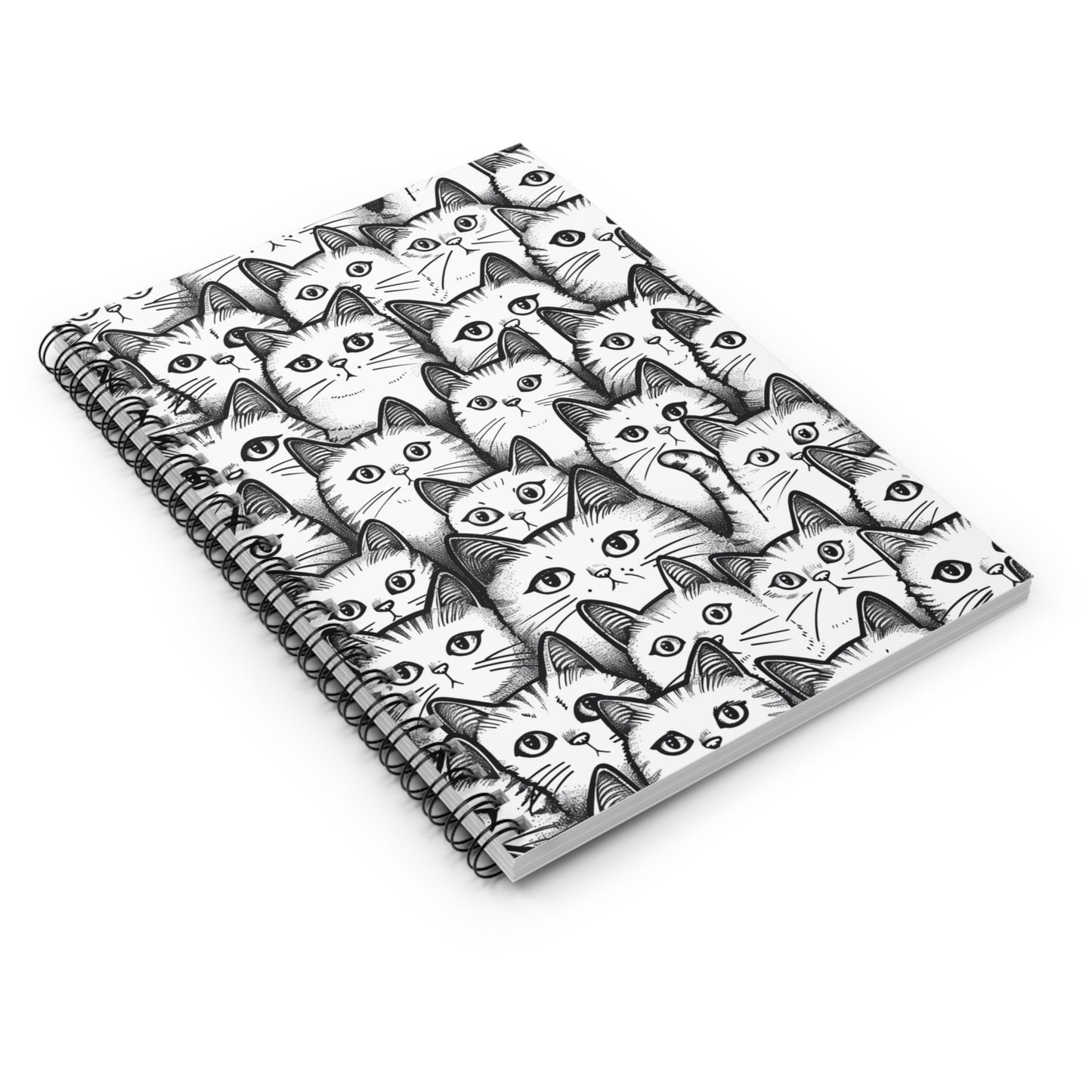 Cats Spiral Notebook - Ruled Line