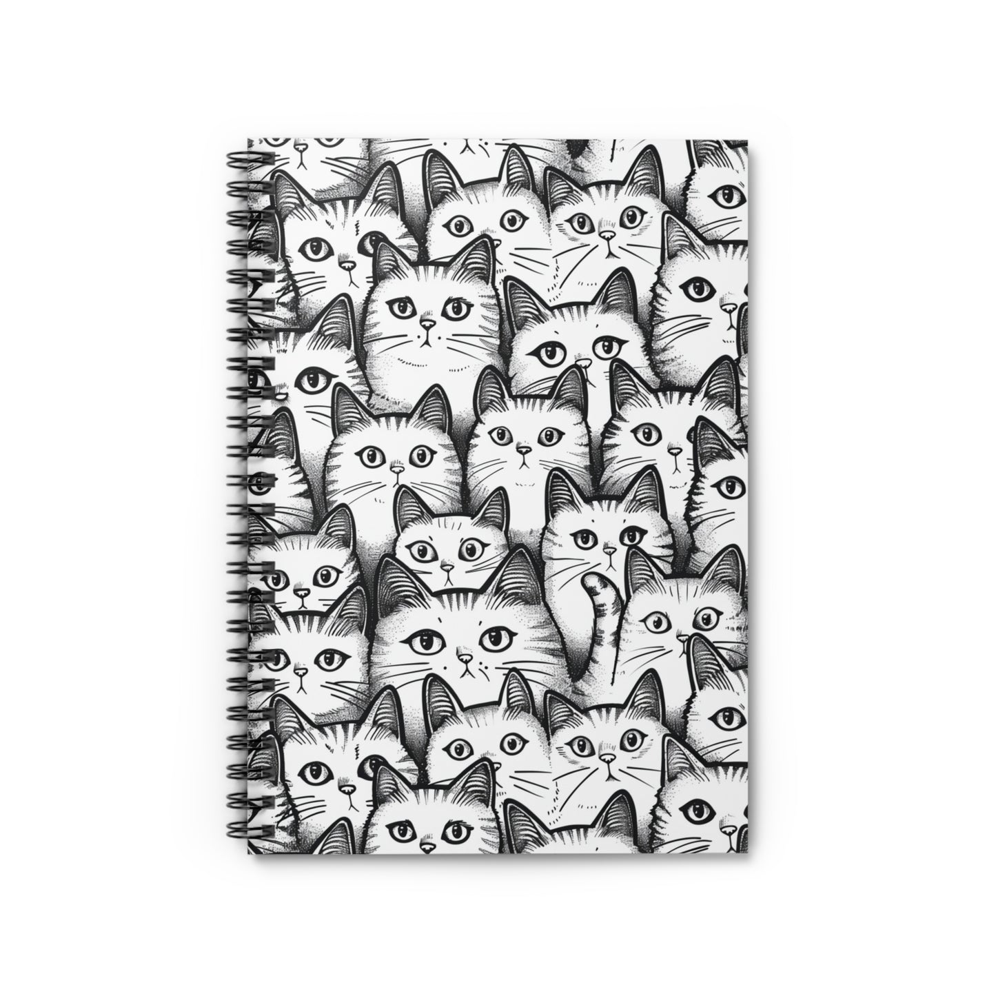 Cats Spiral Notebook - Ruled Line