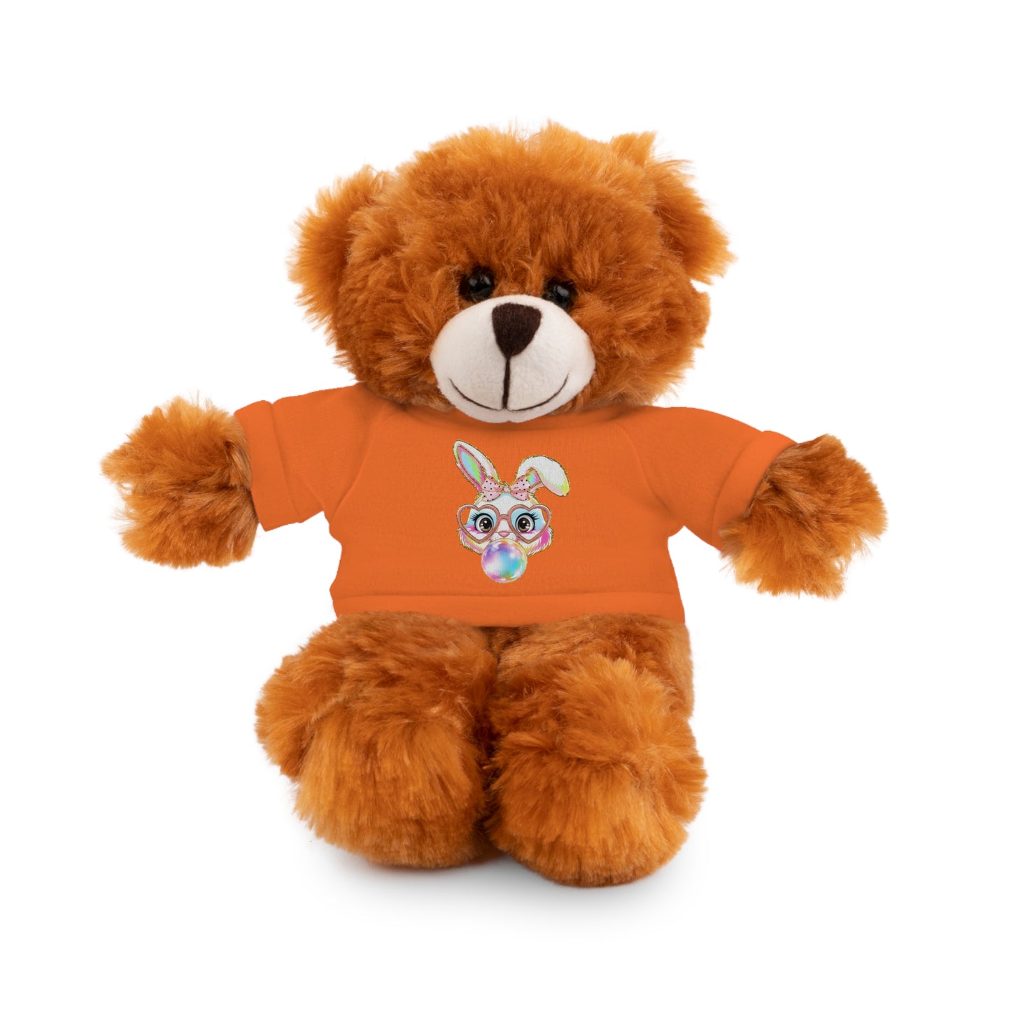Plush Animal with Bunny Tee