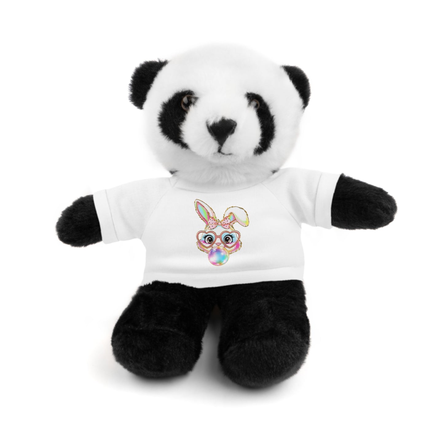 Plush Animal with Bunny Tee