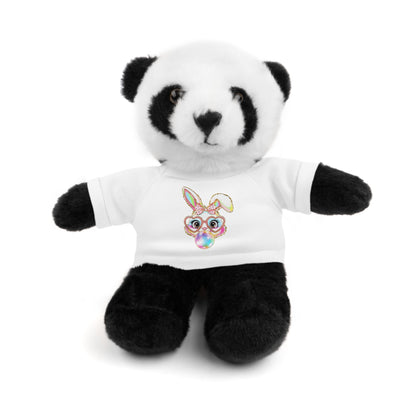 Plush Animal with Bunny Tee