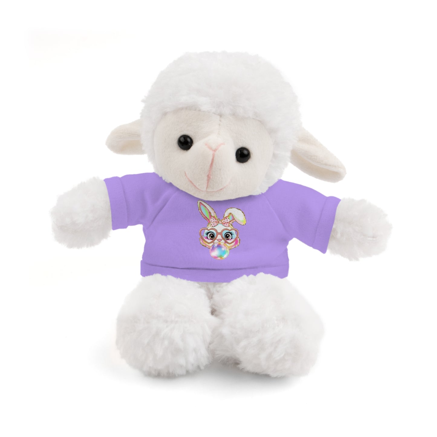 Plush Animal with Bunny Tee