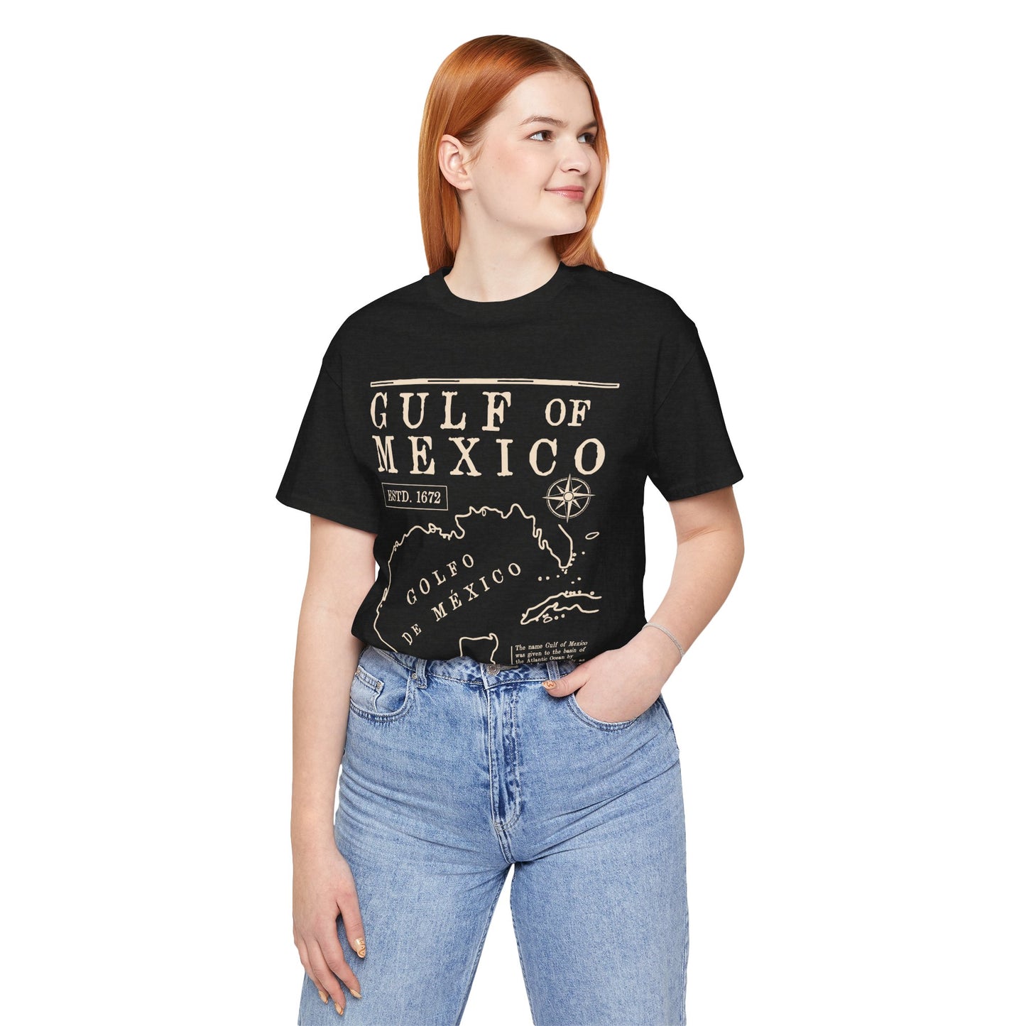 Gulf of Mexico Graphic Tee for Travelers & Ocean Lovers