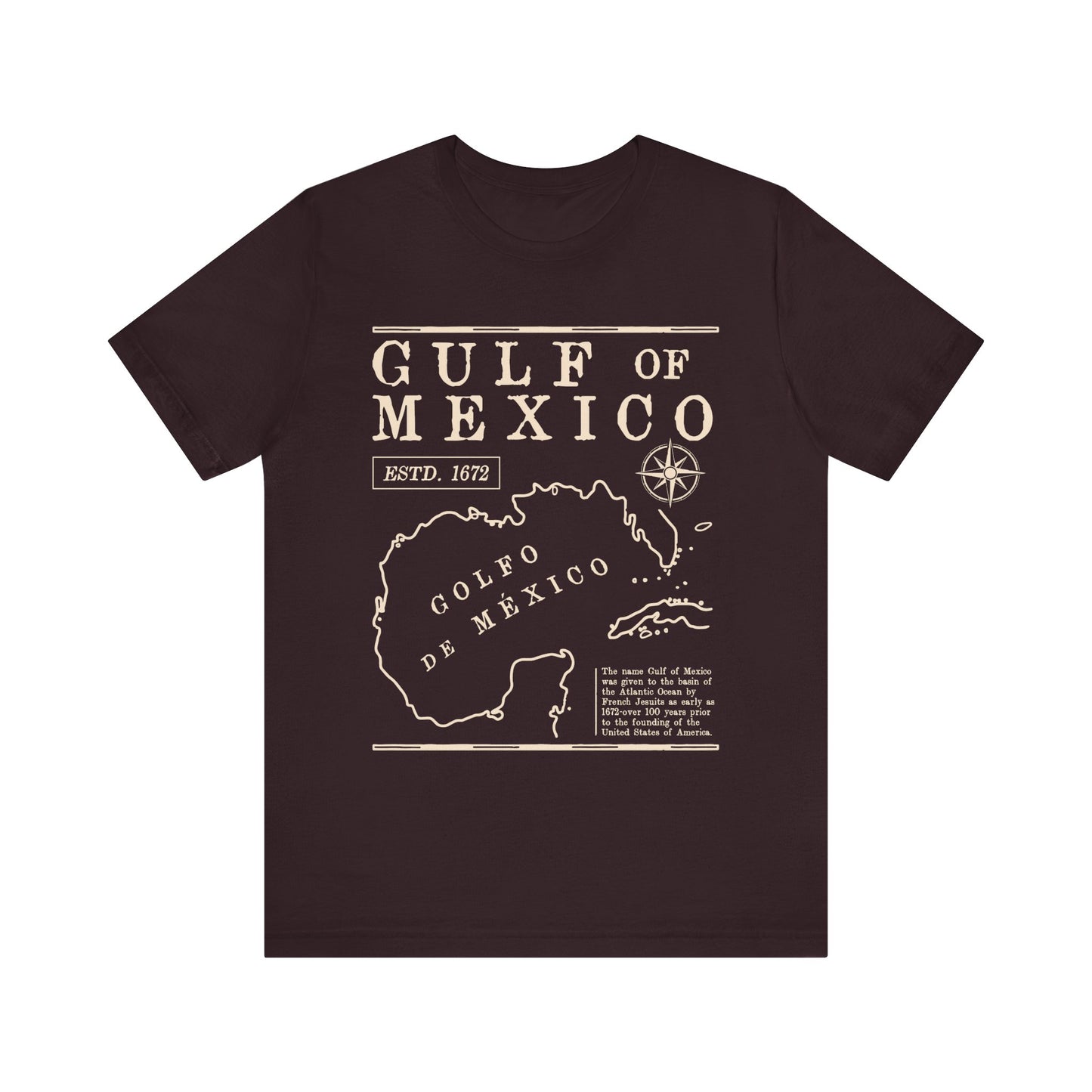 Gulf of Mexico Graphic Tee for Travelers & Ocean Lovers