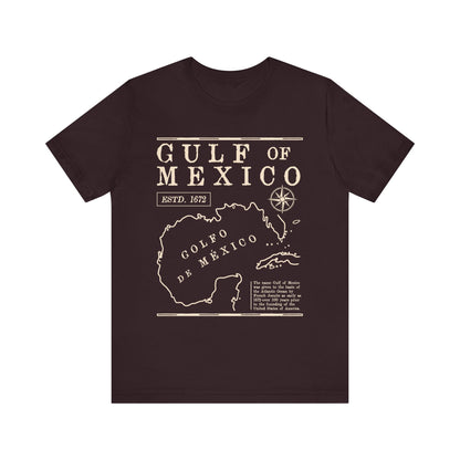 Gulf of Mexico Graphic Tee for Travelers & Ocean Lovers