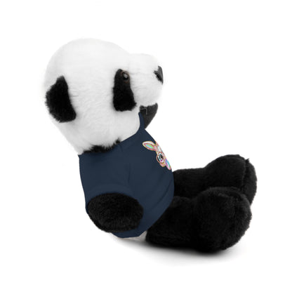 Plush Animal with Bunny Tee