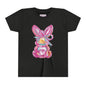 Easter Bunny Youth Short Sleeve Tee – Bright and Playful Rabbit Design for Spring Celebrations