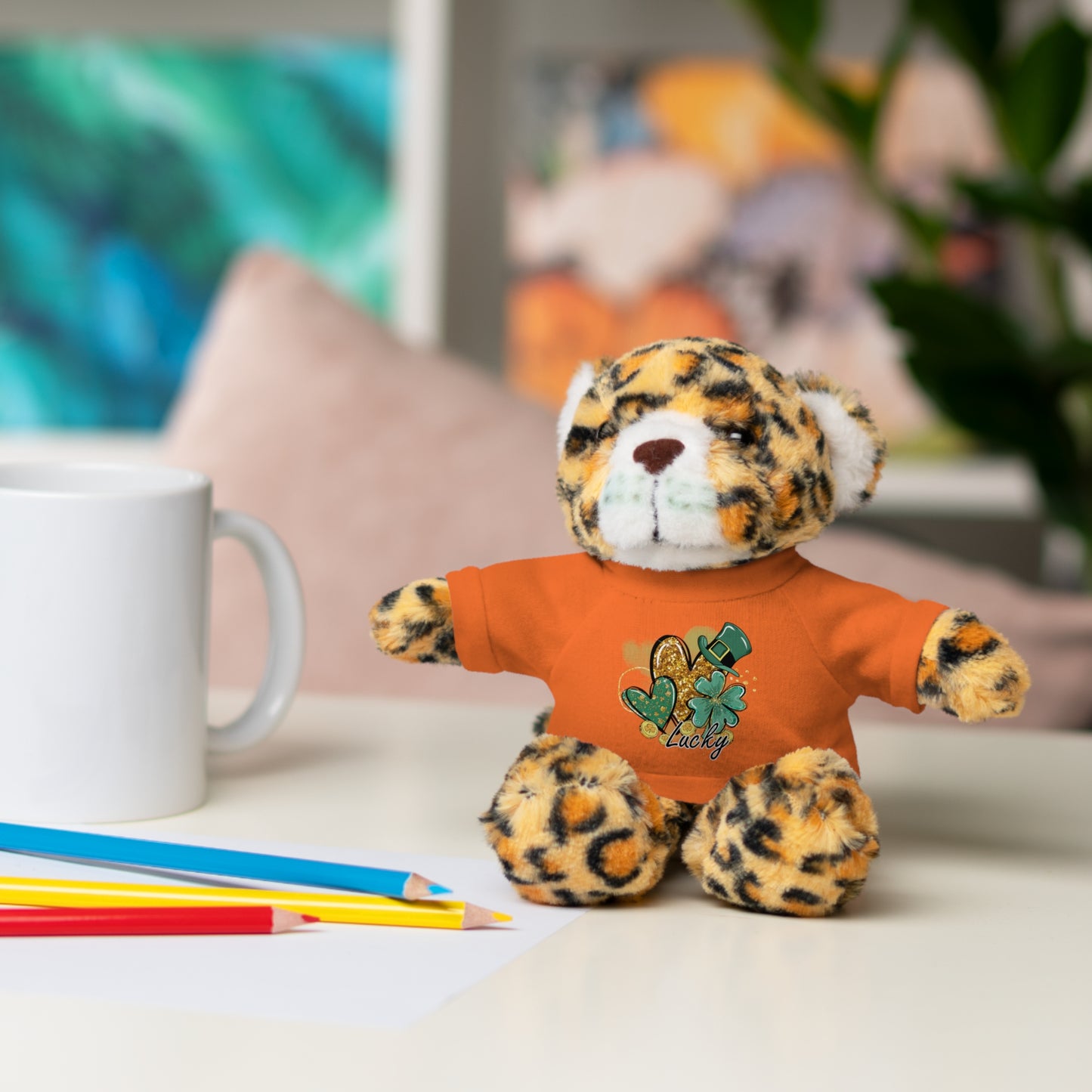 Plush Animals with Lucky Tee