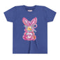Easter Bunny Youth Short Sleeve Tee – Bright and Playful Rabbit Design for Spring Celebrations