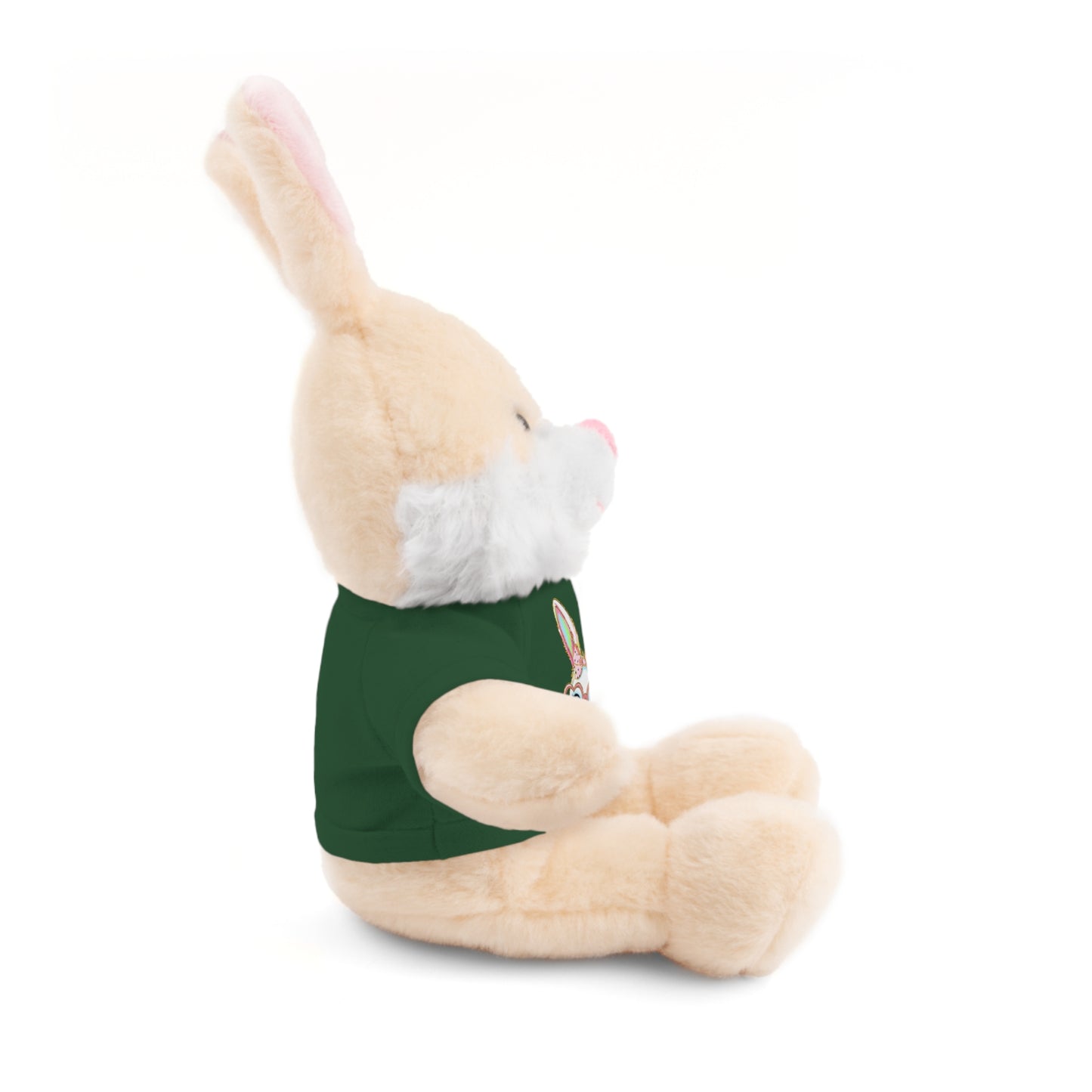 Plush Animal with Bunny Tee