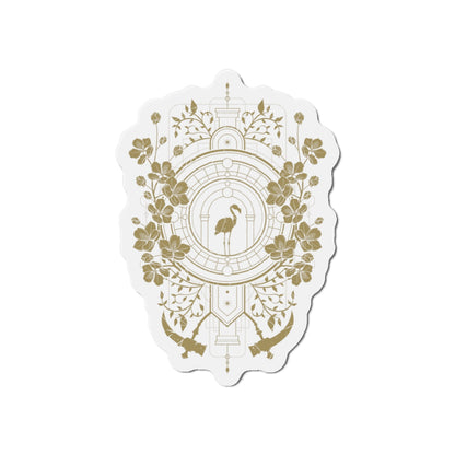 Sleep Token Magnet — Vintage Botanical Flamingo Design