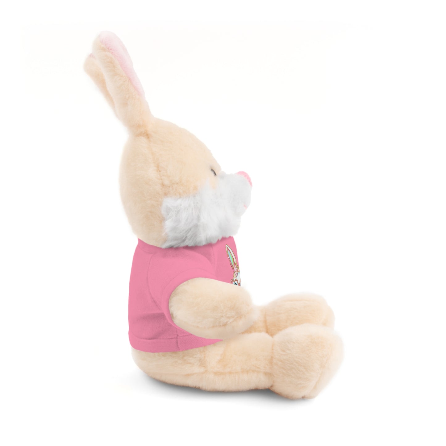 Plush Animal with Bunny Tee