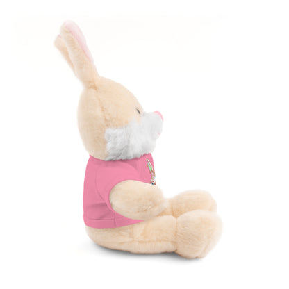 Plush Animal with Bunny Tee