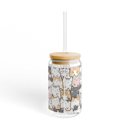 Cat Lover Gift Libbey Glass 16oz