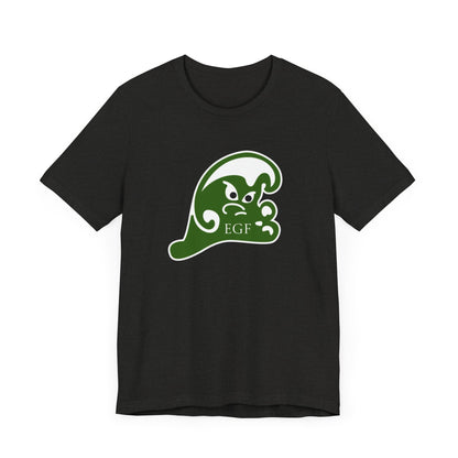 Green Wave Unisex Jersey Tee - Fun Graphic T-Shirt for Casual Wear