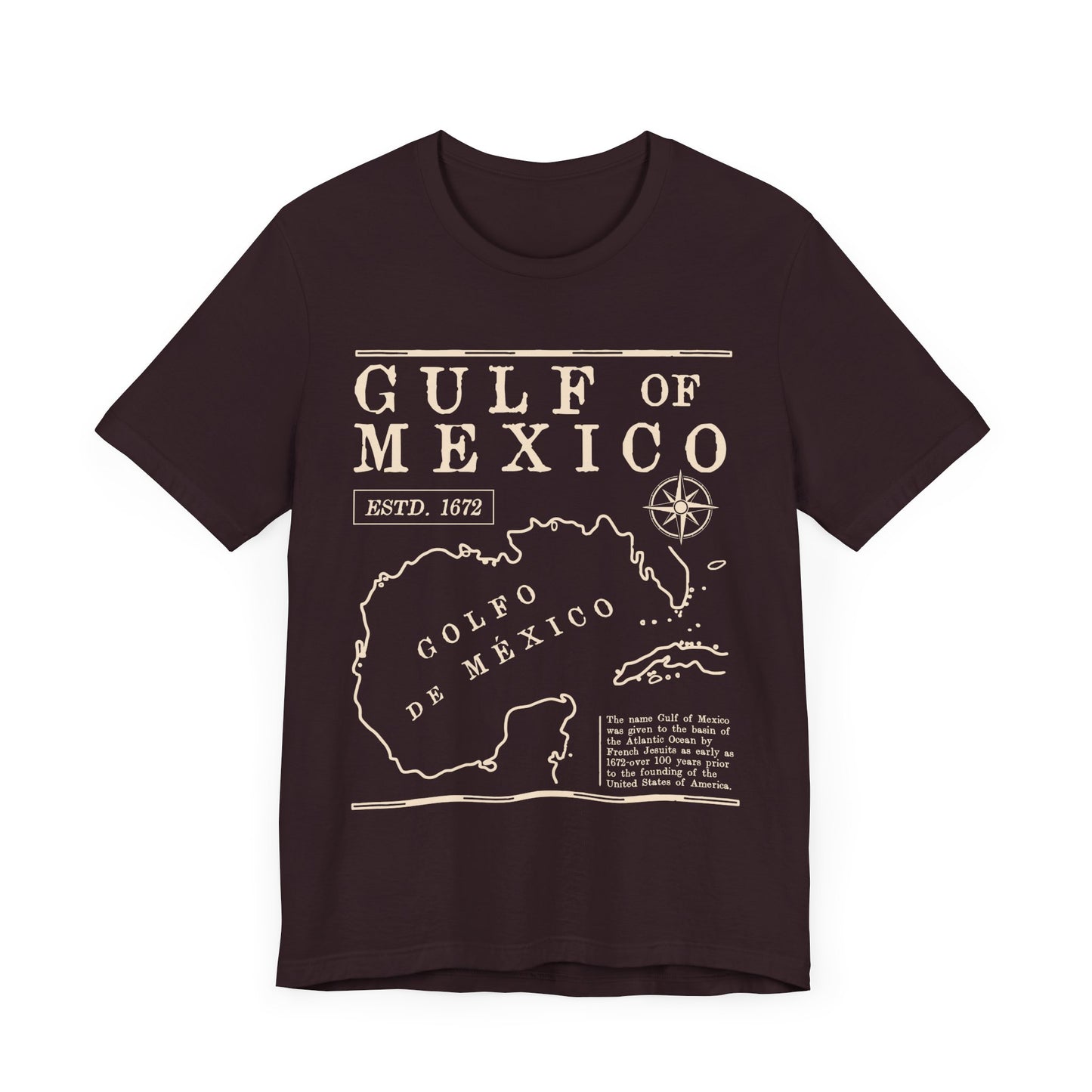 Gulf of Mexico Graphic Tee for Travelers & Ocean Lovers