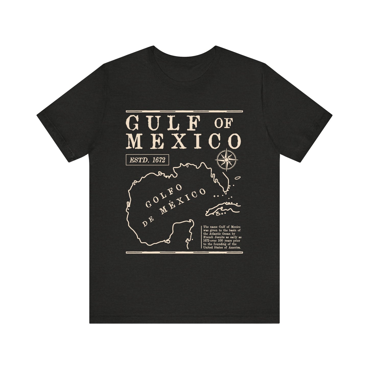 Gulf of Mexico Graphic Tee for Travelers & Ocean Lovers