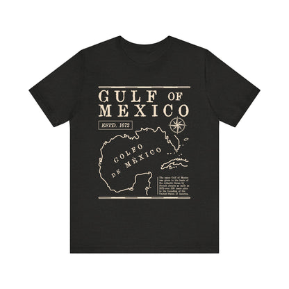Gulf of Mexico Graphic Tee for Travelers & Ocean Lovers