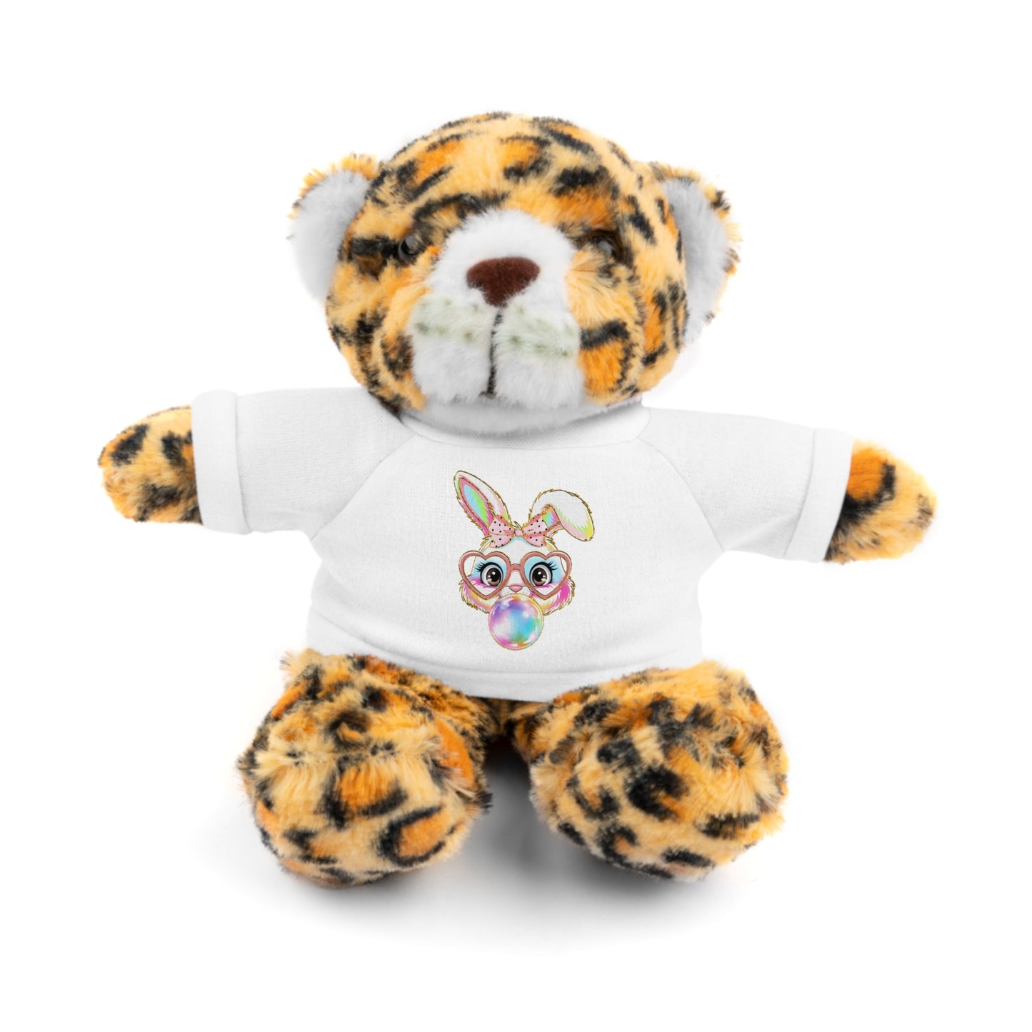 Plush Animal with Bunny Tee