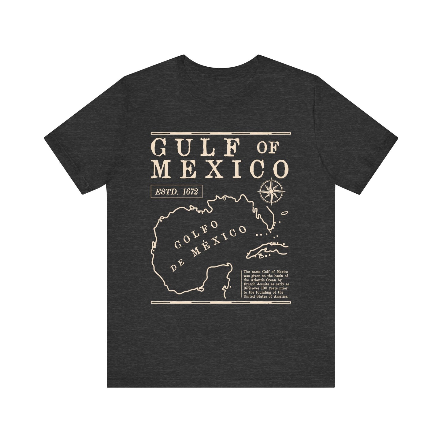 Gulf of Mexico Graphic Tee for Travelers & Ocean Lovers