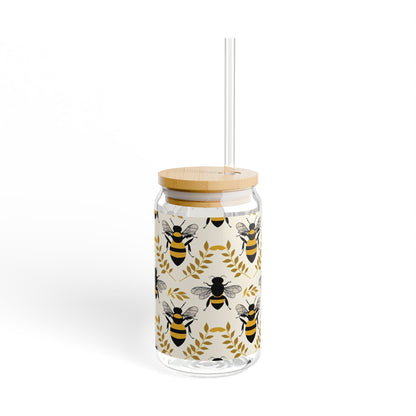 Queen Bee - Sipper Glass 16 oz