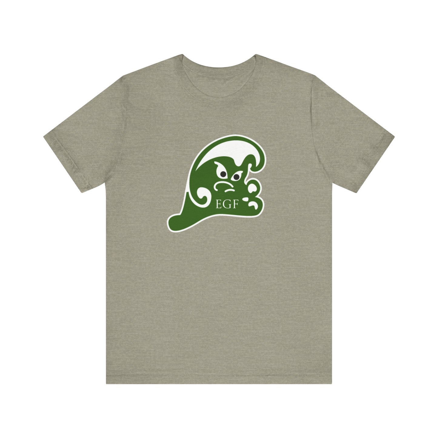 Green Wave Unisex Jersey Tee - Fun Graphic T-Shirt for Casual Wear