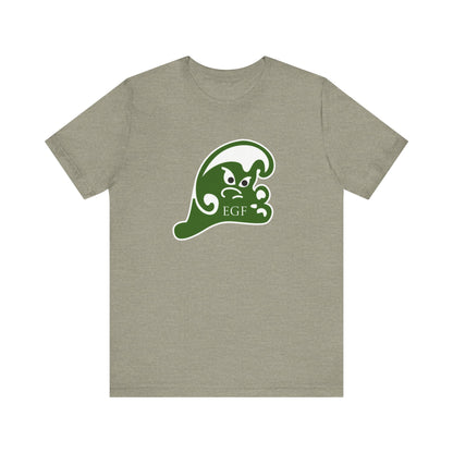 Green Wave Unisex Jersey Tee - Fun Graphic T-Shirt for Casual Wear