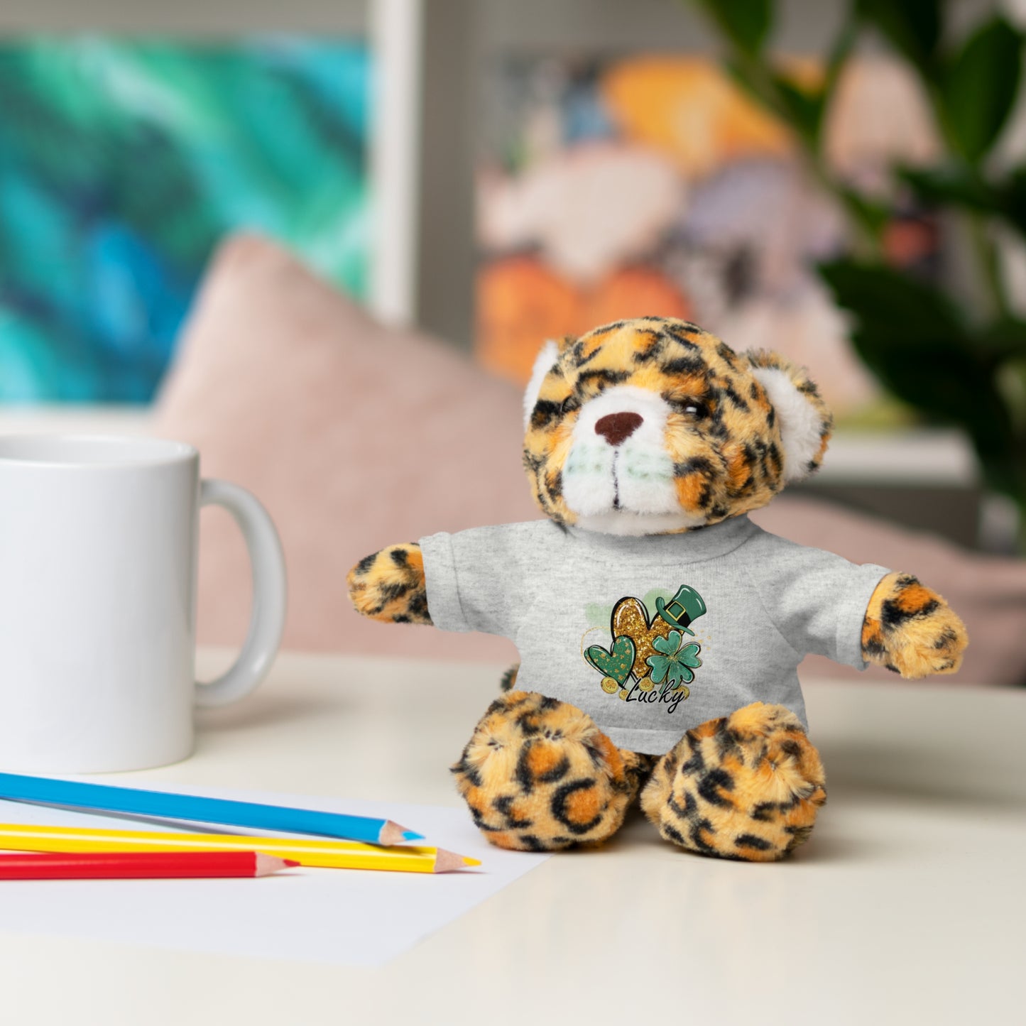 Plush Animals with Lucky Tee