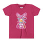 Easter Bunny Youth Short Sleeve Tee – Bright and Playful Rabbit Design for Spring Celebrations