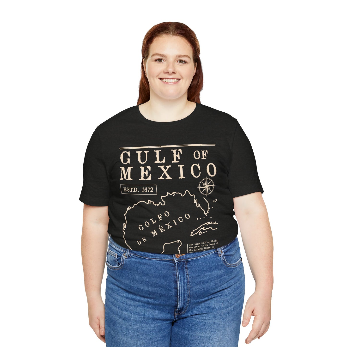 Gulf of Mexico Graphic Tee for Travelers & Ocean Lovers