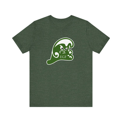 Green Wave Unisex Jersey Tee - Fun Graphic T-Shirt for Casual Wear