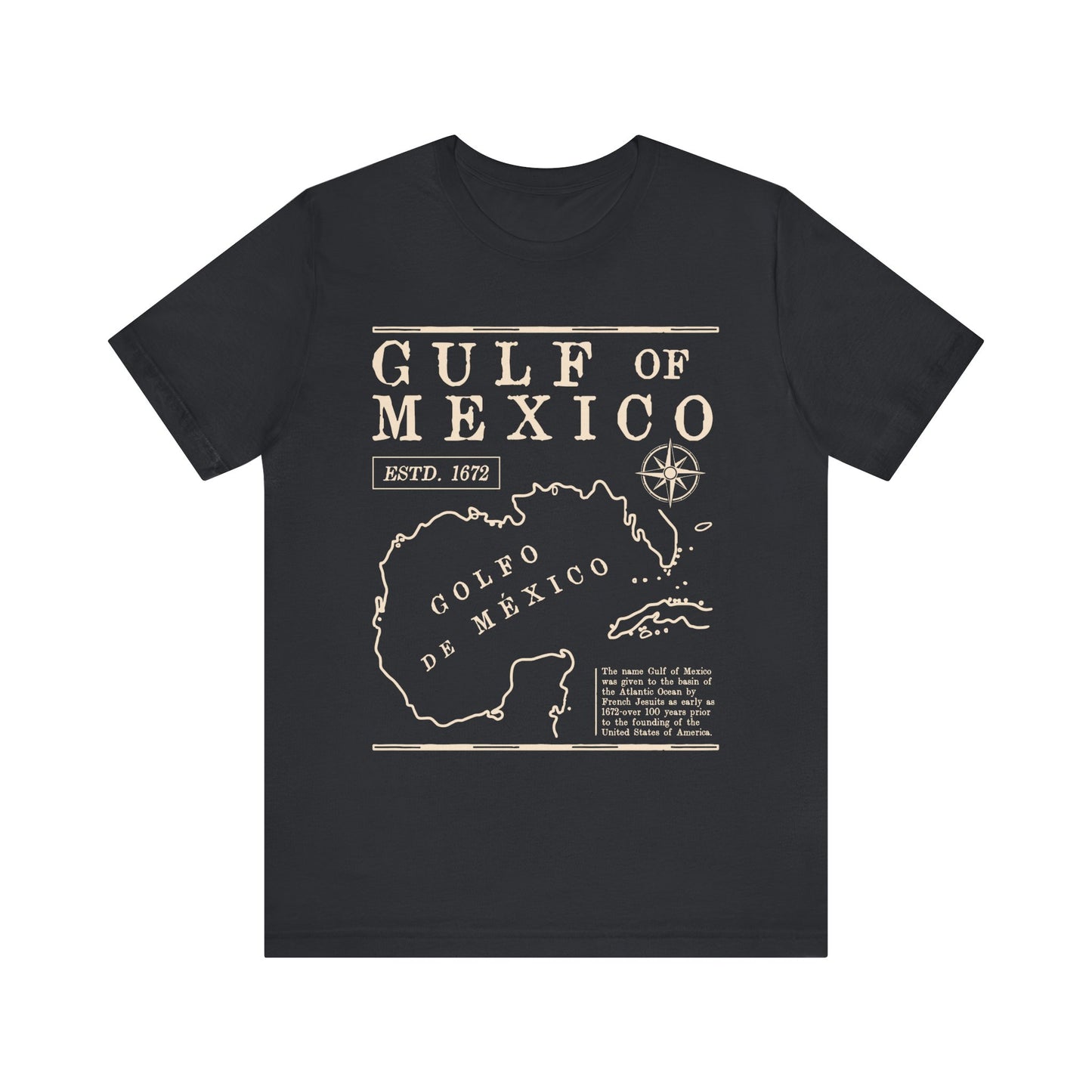 Gulf of Mexico Graphic Tee for Travelers & Ocean Lovers