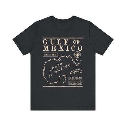 Gulf of Mexico Graphic Tee for Travelers & Ocean Lovers