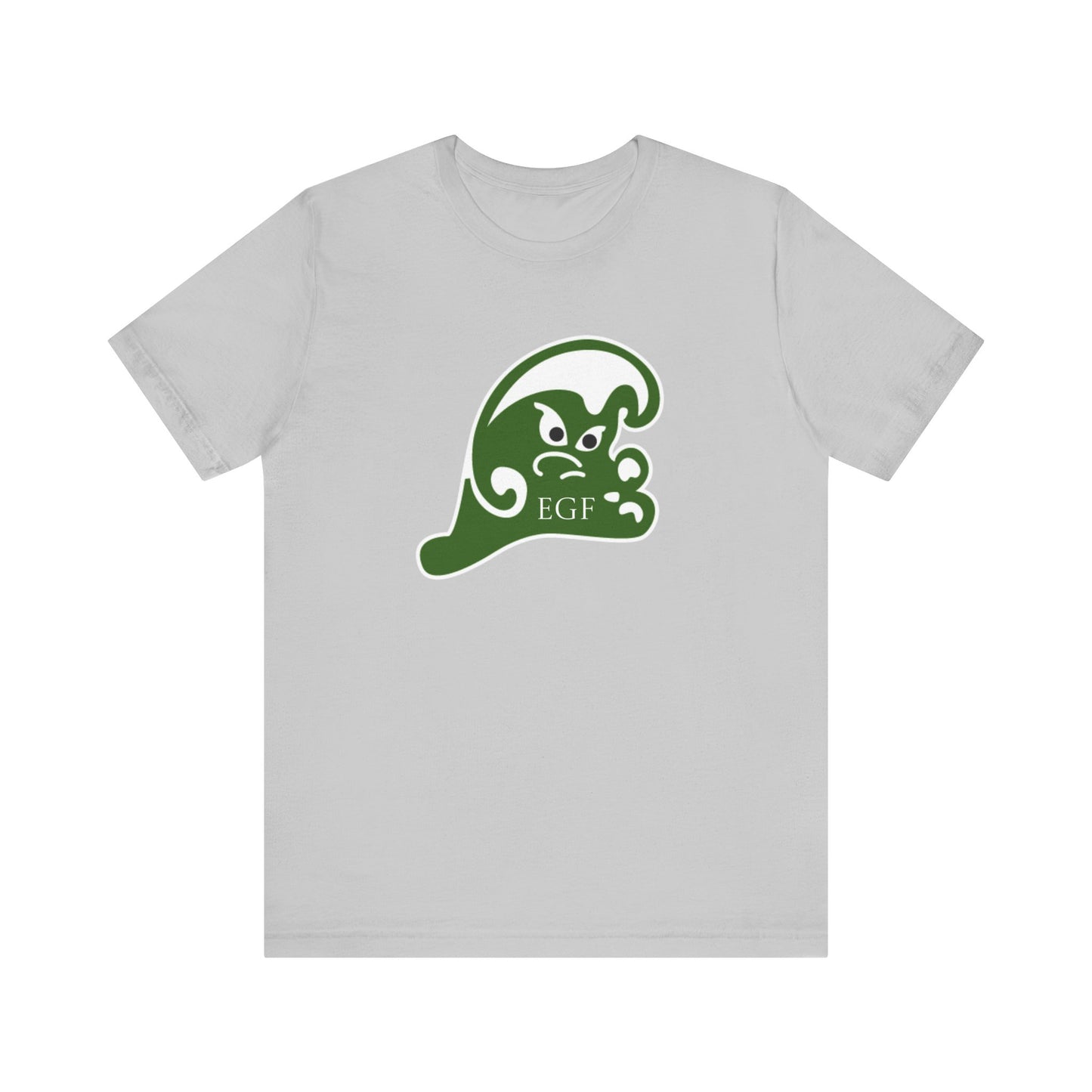 Green Wave Unisex Jersey Tee - Fun Graphic T-Shirt for Casual Wear