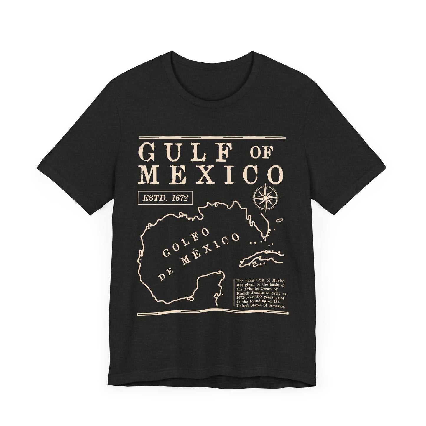 Gulf of Mexico Graphic Tee for Travelers & Ocean Lovers
