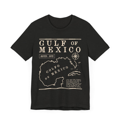 Gulf of Mexico Graphic Tee for Travelers & Ocean Lovers