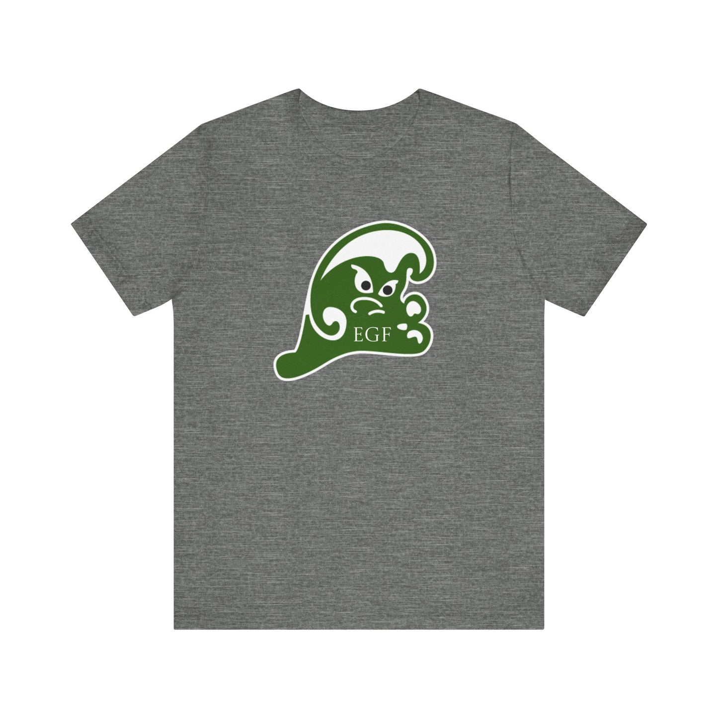 Green Wave Unisex Jersey Tee - Fun Graphic T-Shirt for Casual Wear