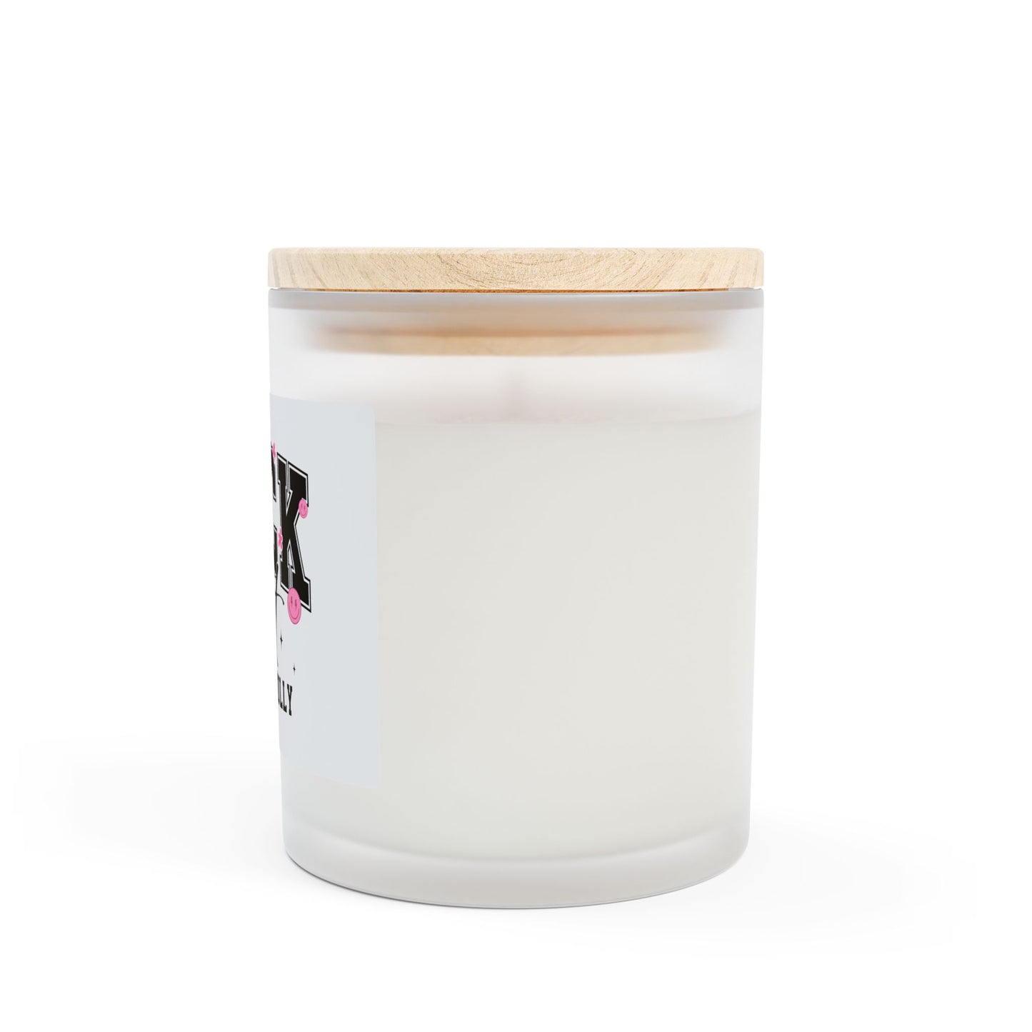 Frosted Glass Candle - "Fuck That Respectfully" - 11oz Relaxing Home Decor
