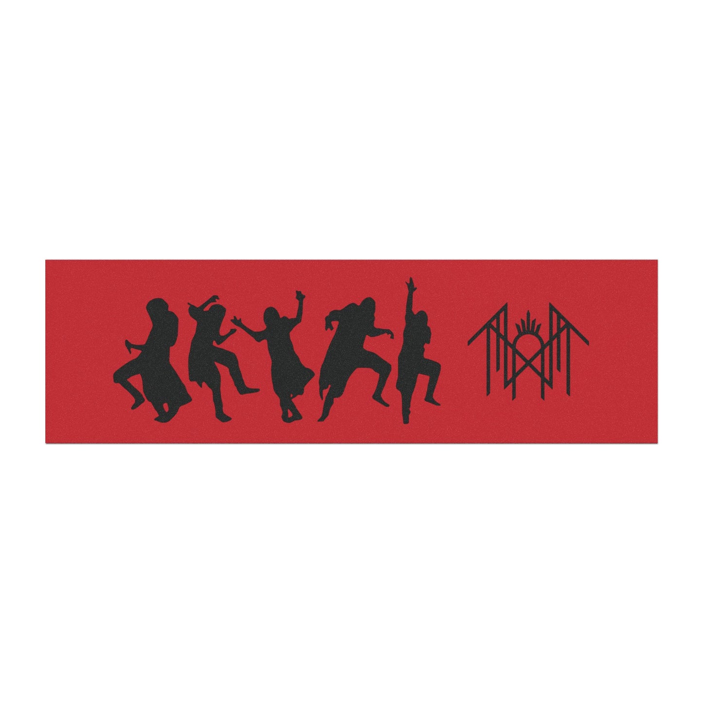 Dancing Silhouettes Car Magnet — Retro Band Decal