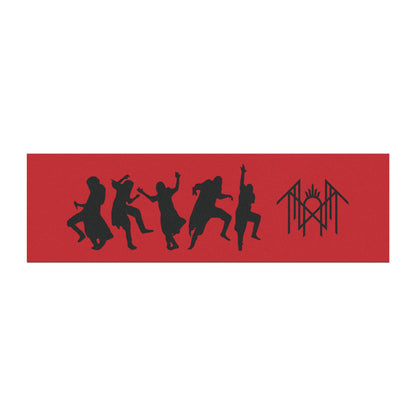 Dancing Silhouettes Car Magnet — Retro Band Decal