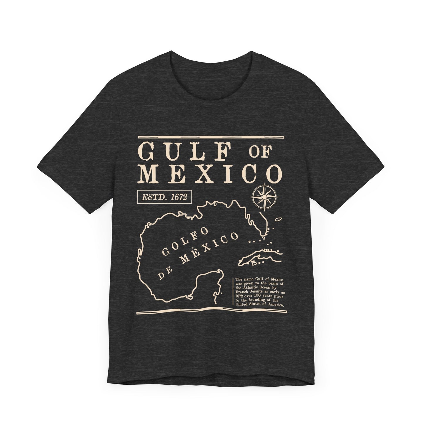 Gulf of Mexico Graphic Tee for Travelers & Ocean Lovers