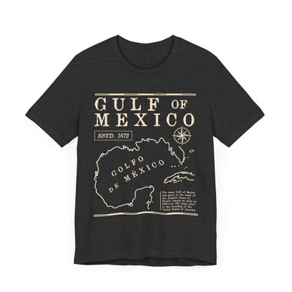 Gulf of Mexico Graphic Tee for Travelers & Ocean Lovers