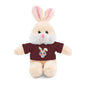 Plush Animal with Bunny Tee