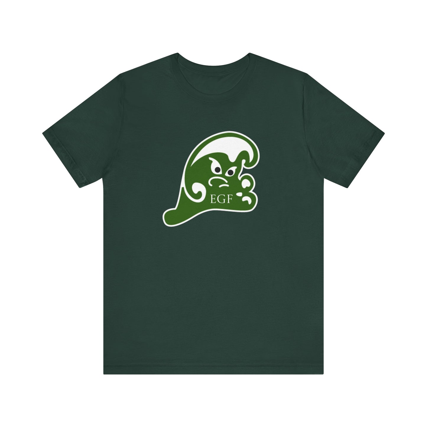 Green Wave Unisex Jersey Tee - Fun Graphic T-Shirt for Casual Wear