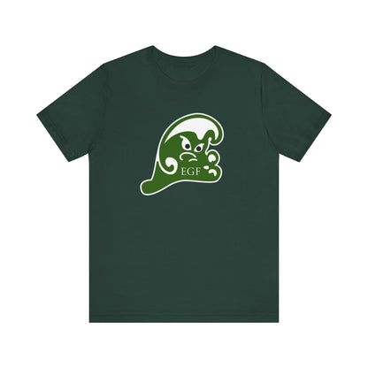 Green Wave Unisex Jersey Tee - Fun Graphic T-Shirt for Casual Wear