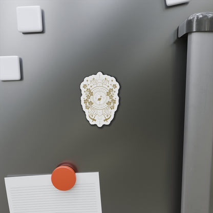 Sleep Token Magnet — Vintage Botanical Flamingo Design