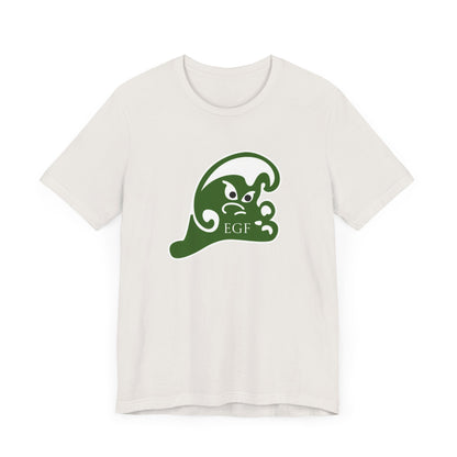 Green Wave Unisex Jersey Tee - Fun Graphic T-Shirt for Casual Wear