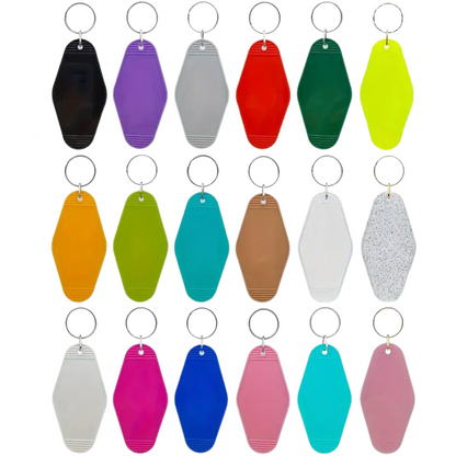 Caution: Anxious Girly Ahead - Motel Keychain