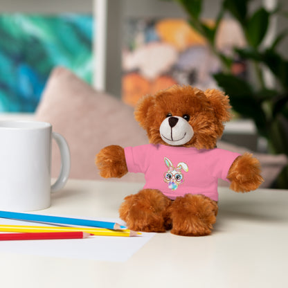 Plush Animal with Bunny Tee