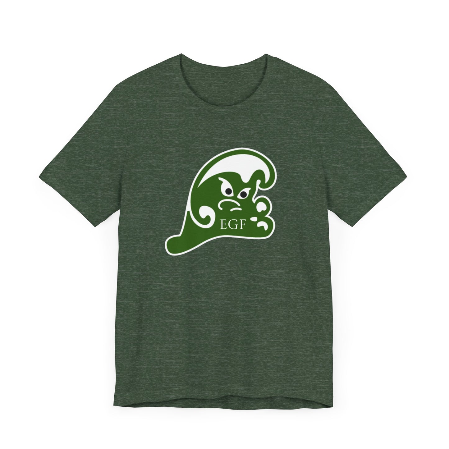 Green Wave Unisex Jersey Tee - Fun Graphic T-Shirt for Casual Wear